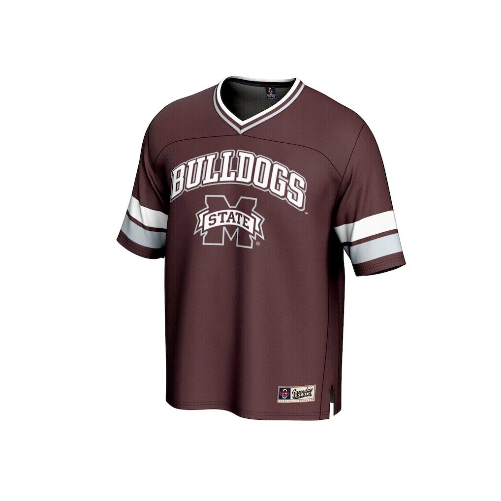 Mississippi State Bulldogs GameDay Greats Unisex Spirit Football Jersey - Maroon