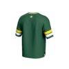Northern Michigan Wildcats GameDay Greats Unisex Spirit Football Jersey - Green - Detail View