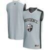 Providence Friars GameDay Greats Unisex Spirit Basketball Jersey - Silver - Front View