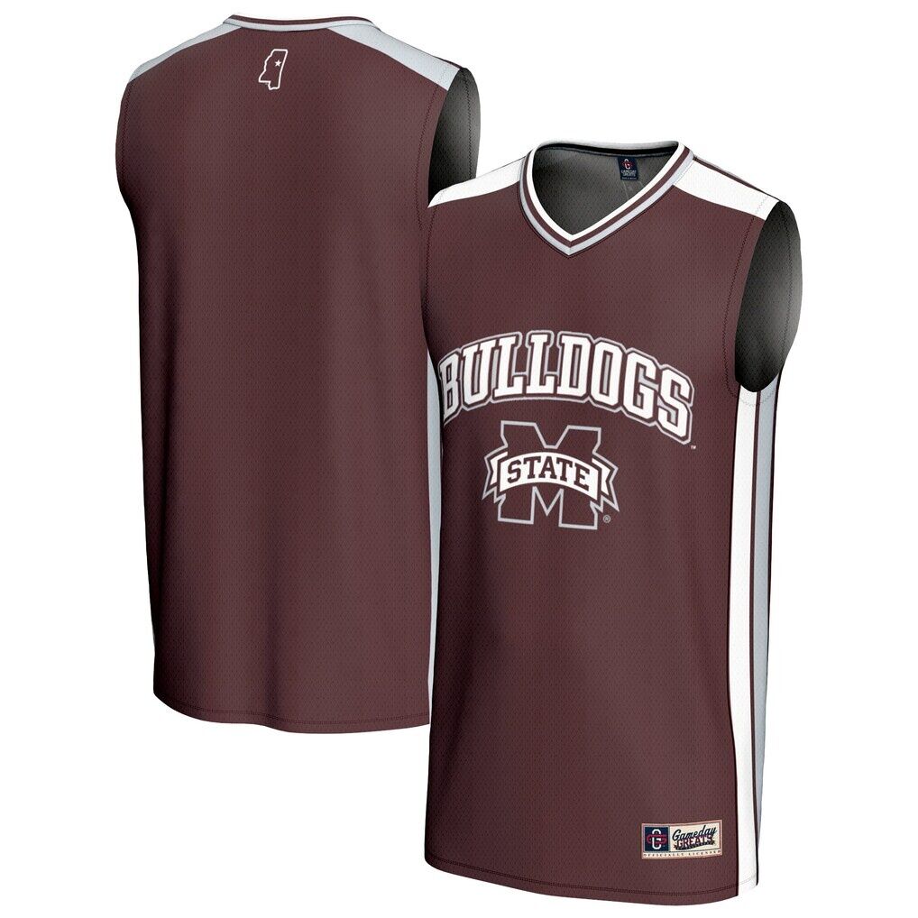 Mississippi State Bulldogs GameDay Greats Unisex Spirit Basketball Jersey - Maroon