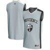Providence Friars GameDay Greats Youth Basketball Jersey - Silver - Front View