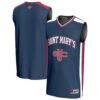 Saint Mary's Gaels GameDay Greats Youth Basketball Jersey - Navy - Front View