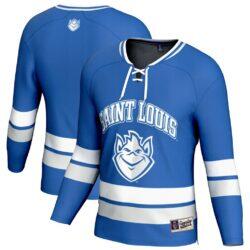 Saint Louis Billikens GameDay Greats Unisex Spirit Hockey Jersey - Blue - Front View
