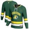 Northern Michigan Wildcats GameDay Greats Unisex Spirit Hockey Jersey - Green - Front View