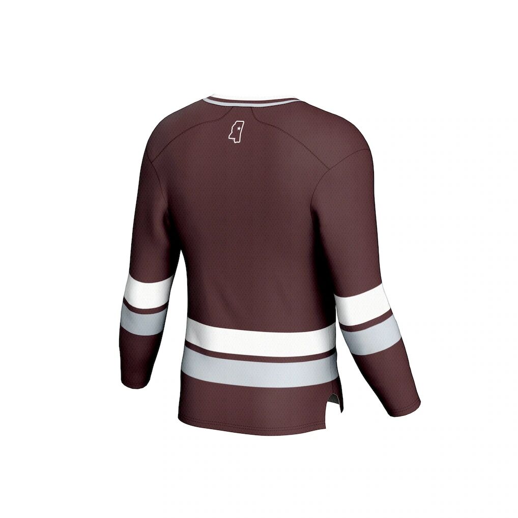 Mississippi State Bulldogs GameDay Greats Youth Spirit Hockey Jersey - Maroon