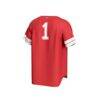 #1 Western Kentucky Hilltoppers GameDay Greats Unisex Lightweight Collegiate Baseball Fashion Jersey - Red - Detail View