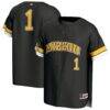 #1 Missouri Tigers GameDay Greats Unisex Lightweight Collegiate Baseball Fashion Jersey - Black - Front View
