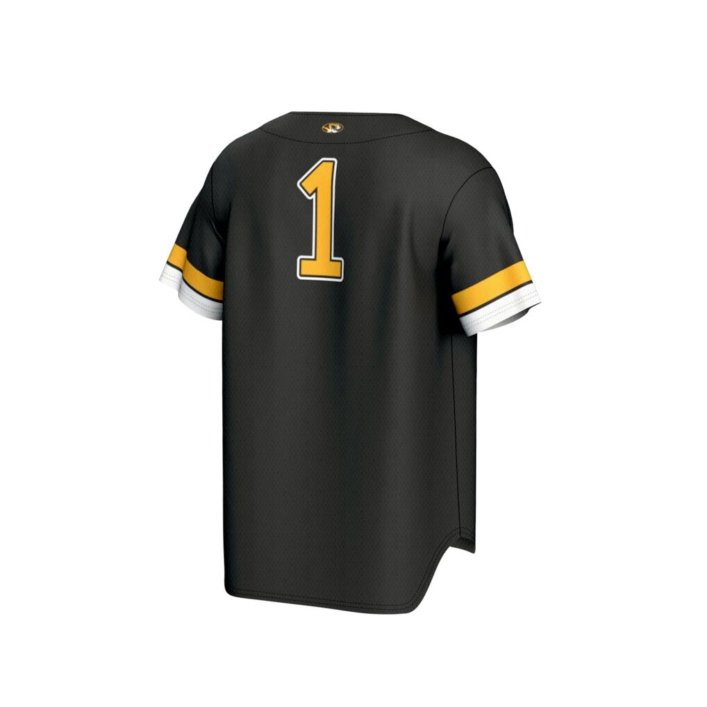 #1 Missouri Tigers GameDay Greats Youth Lightweight Collegiate Baseball Fashion Jersey
