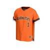 #1 Oklahoma State Cowboys GameDay Greats Youth Lightweight Collegiate Baseball Fashion Jersey - Orange - Side View