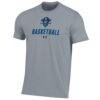 New Orleans Privateers Under Armour Basketball Performance T-Shirt - Gray - Side View