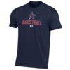 Robert Morris Colonials Under Armour Basketball Performance T-Shirt - Navy - Side View
