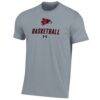 SEMO Redhawks Under Armour Basketball Performance T-Shirt - Gray - Side View