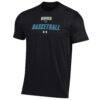 St. Mary's University Rattlers Under Armour Basketball Performance T-Shirt - Black - Side View