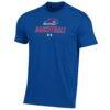 UMass Lowell River Hawks Under Armour Basketball Performance T-Shirt - Blue - Side View