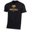 University of Maryland Baltimore Under Armour Basketball Performance T-Shirt - Black - Side View