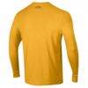 McNeese State Cowboys Under Armour Men's Basketball Performance Long Sleeve T-Shirt - Gold - Detail View