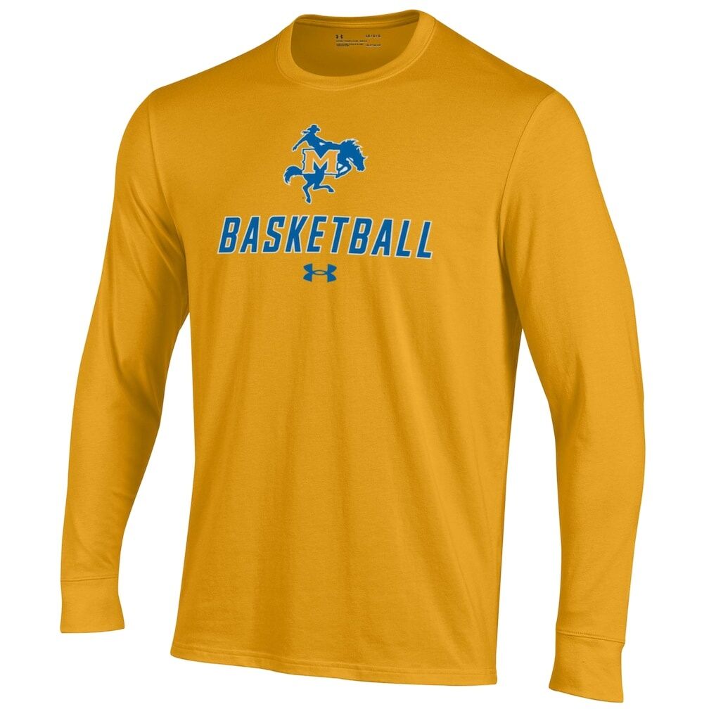 McNeese State Cowboys Under Armour Men's Basketball Performance Long Sleeve T-Shirt