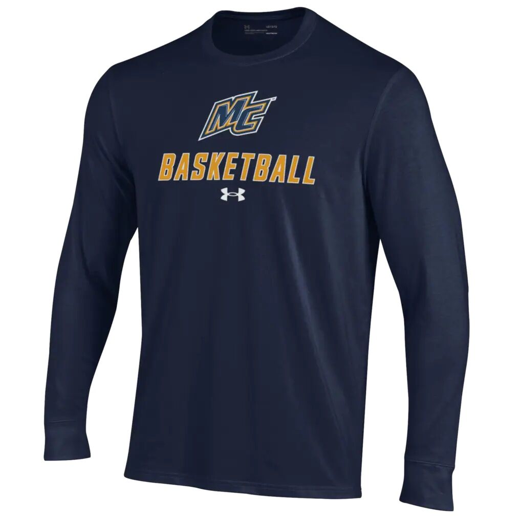 Merrimack College Warriors Under Armour Men's Basketball Performance Long Sleeve T-Shirt