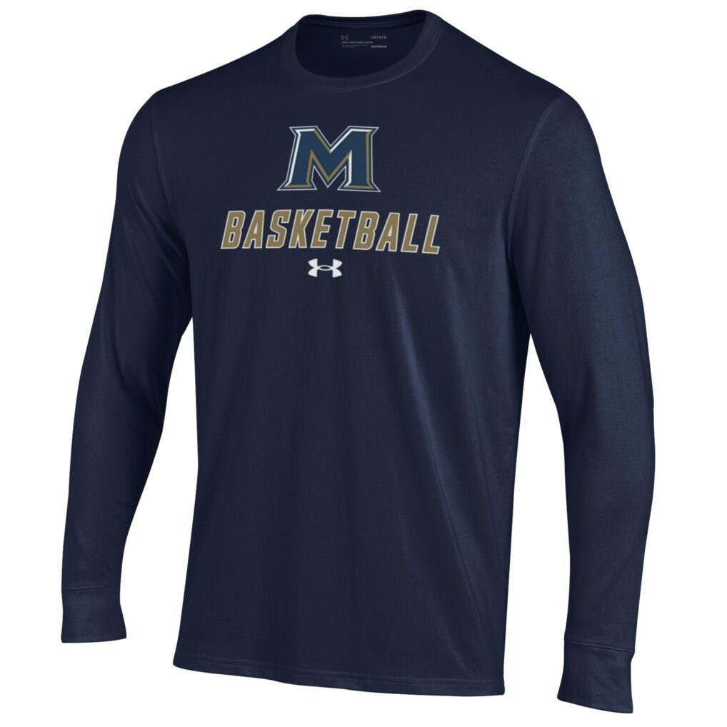 Mount St. Mary's Mountaineers Under Armour Men's Basketball Performance Long Sleeve T-Shirt