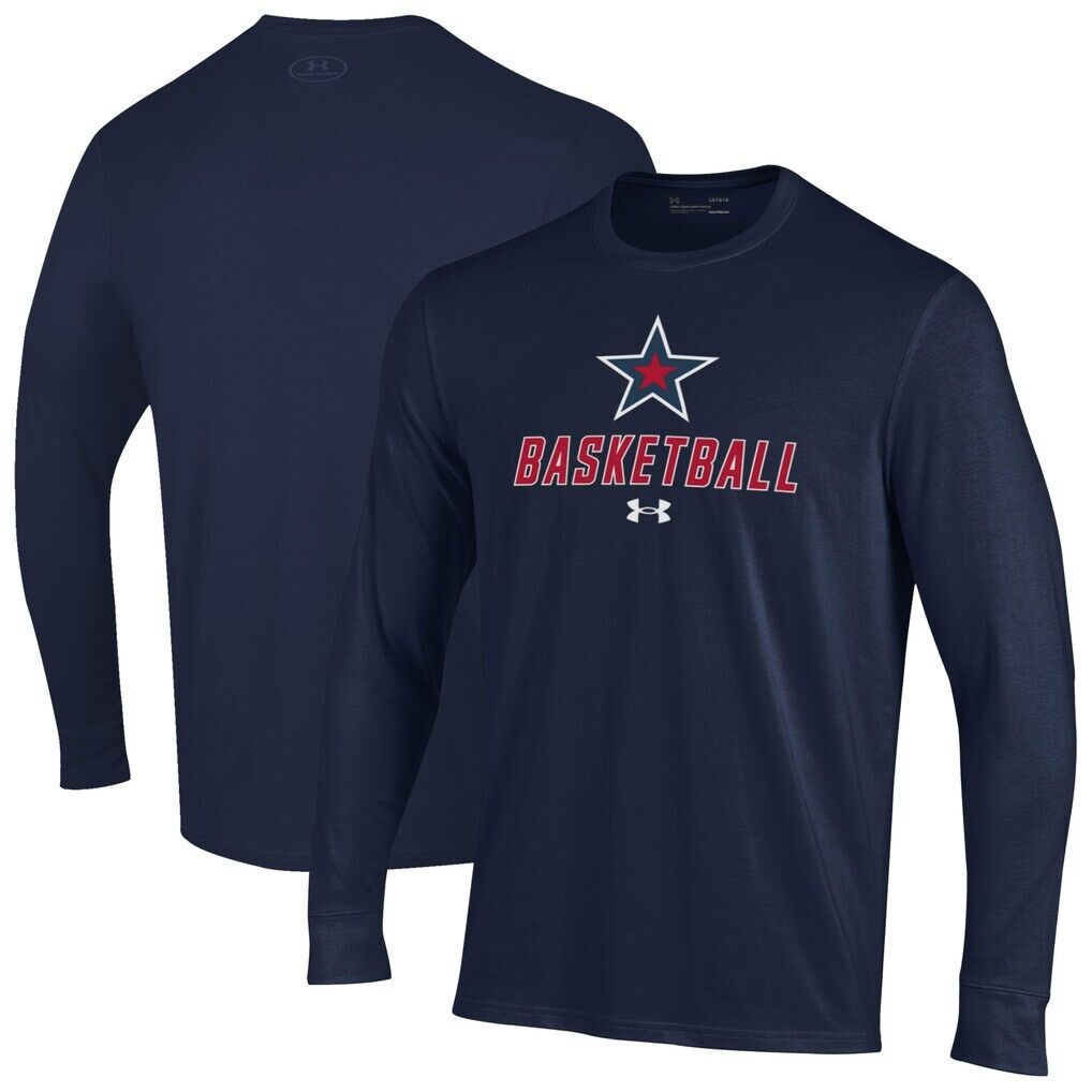 Robert Morris Colonials Under Armour Men's Basketball Performance Long Sleeve T-Shirt