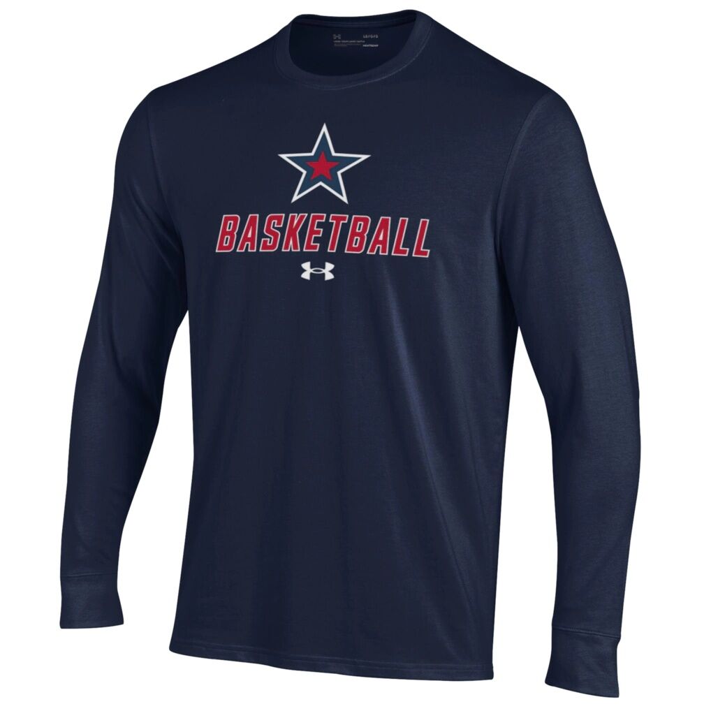 Robert Morris Colonials Under Armour Men's Basketball Performance Long Sleeve T-Shirt