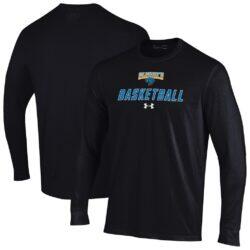 Saint Mary's Gaels Under Armour Men's Basketball Performance Long Sleeve T-Shirt - Black - Front View