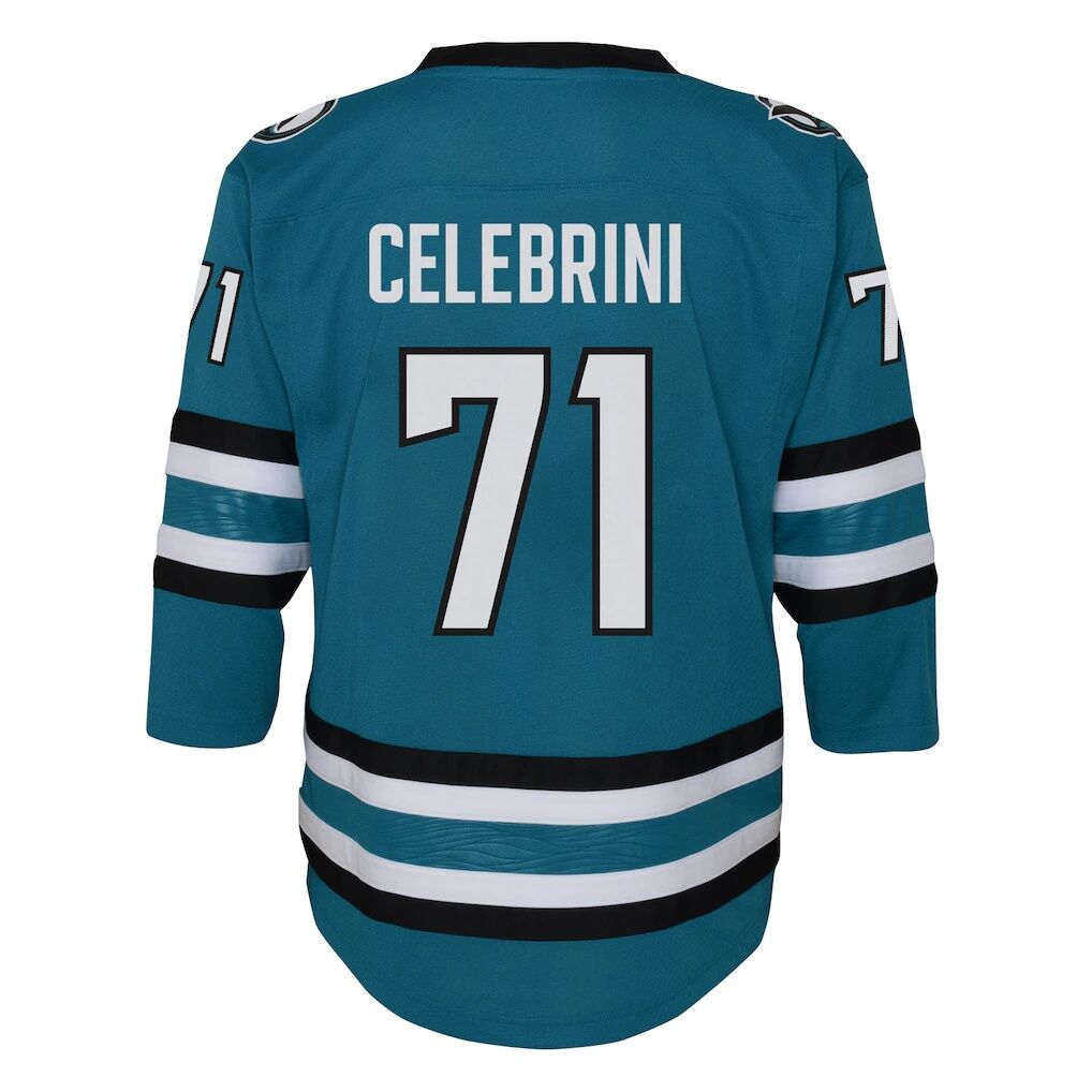 Macklin Celebrini San Jose Sharks Youth Alternate Replica Player Jersey