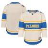 St. Louis Blues Youth 2025 NHL Winter Classic Premier Jersey - Cream - Front View