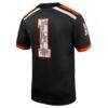 #1 Oregon State Beavers Nike Military Appreciation Untouchable Replica Football Jersey - - Detail View