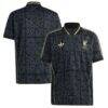 Liverpool adidas Unisex Lifestyler Fashion Jersey - Gray - Front View