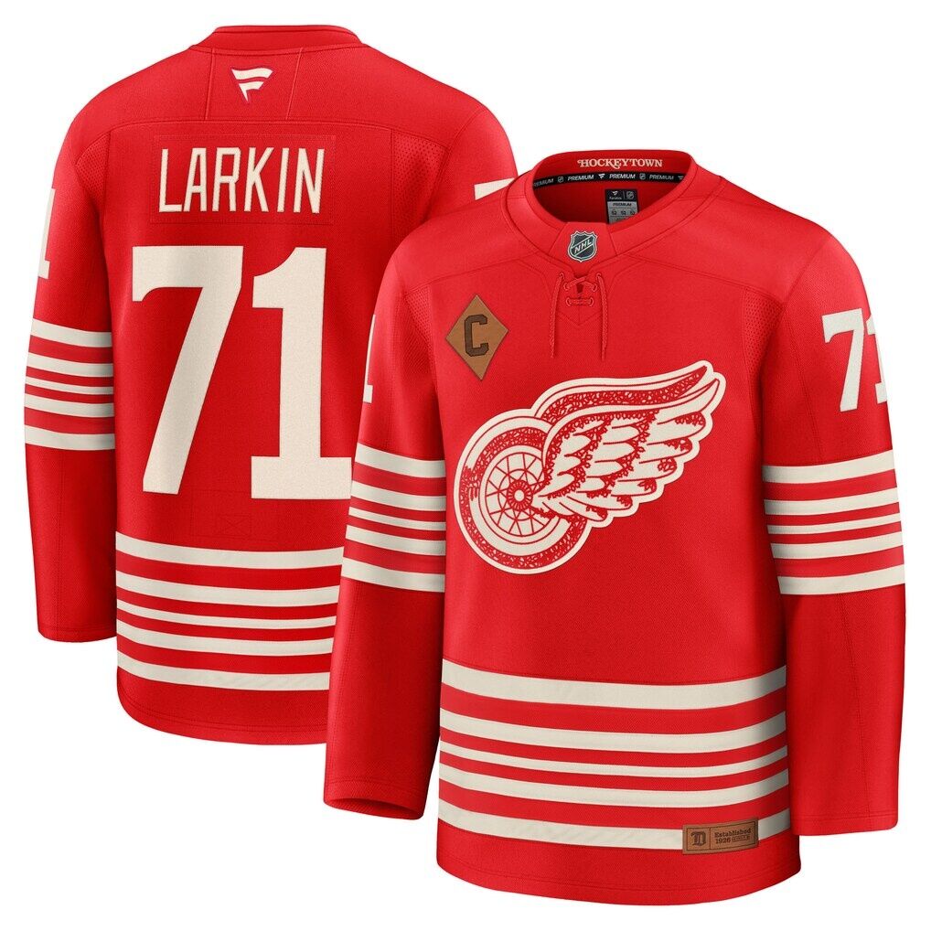 Dylan Larkin Detroit Red Wings Fashion7 Centennial Premium Player Jersey