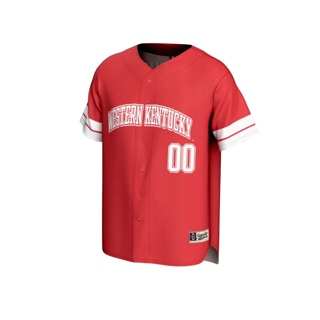 Western Kentucky Hilltoppers GameDay Greats Unisex NIL Pick-A-Player Baseball Lightweight Jersey