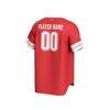 Western Kentucky Hilltoppers GameDay Greats Youth NIL Pick-A-Player Baseball Lightweight Jersey - Red - Detail View