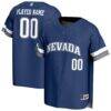 Nevada Wolf Pack GameDay Greats Youth NIL Pick-A-Player Baseball Lightweight Jersey - Navy - Front View
