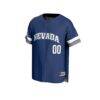 Nevada Wolf Pack GameDay Greats Youth NIL Pick-A-Player Baseball Lightweight Jersey - Navy - Side View