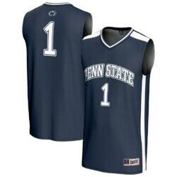 #1 Penn State Nittany Lions GameDay Greats Unisex Lightweight Basketball Jersey - Navy - Front View