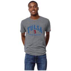 Tulsa Golden Hurricane League Collegiate Wear Victory Falls Tri-Blend T-Shirt - - Front View