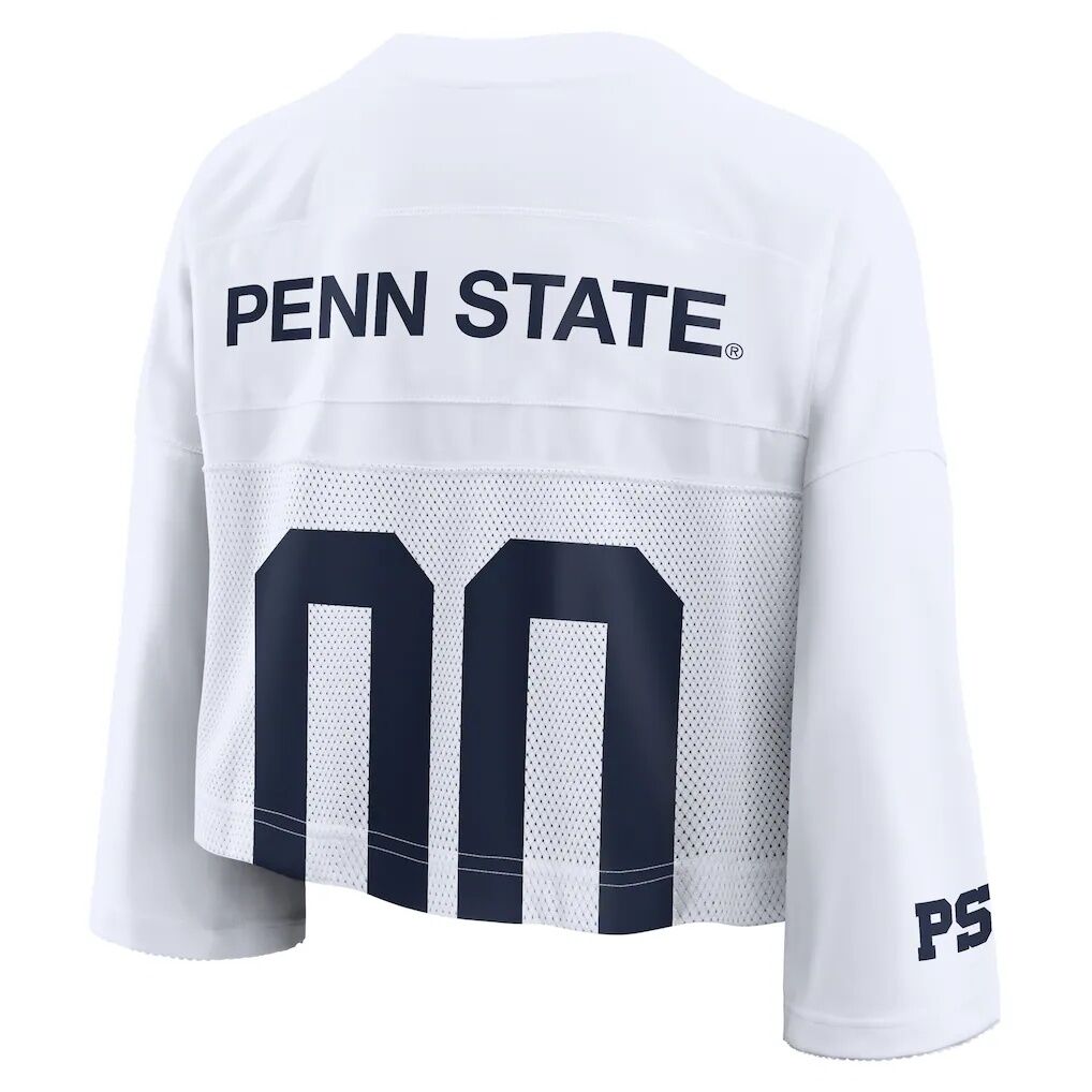 Penn State Nittany Lions Nike Women's Cropped Mesh Dri-FIT Fashion Jersey