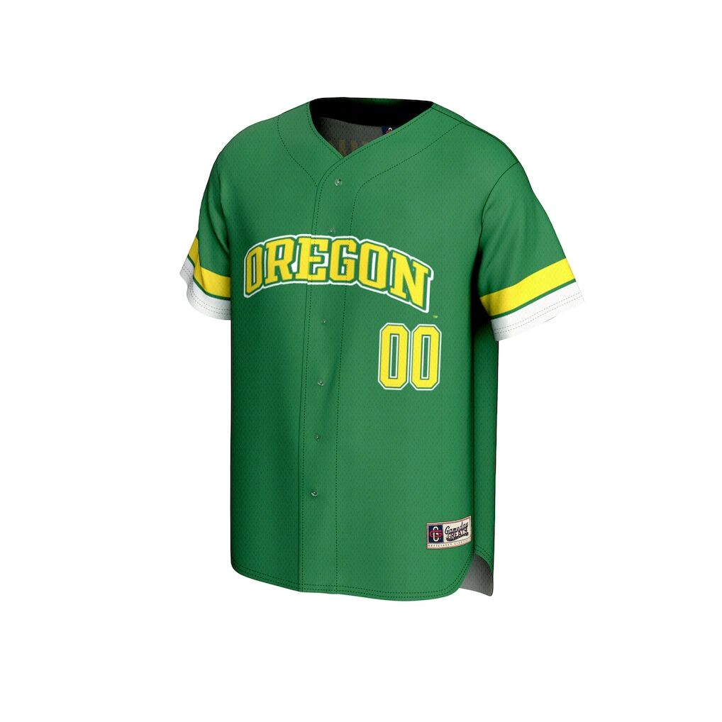 Oregon Ducks GameDay Greats Unisex NIL Pick-A-Player Lightweight Collegiate Baseball Fashion Jersey
