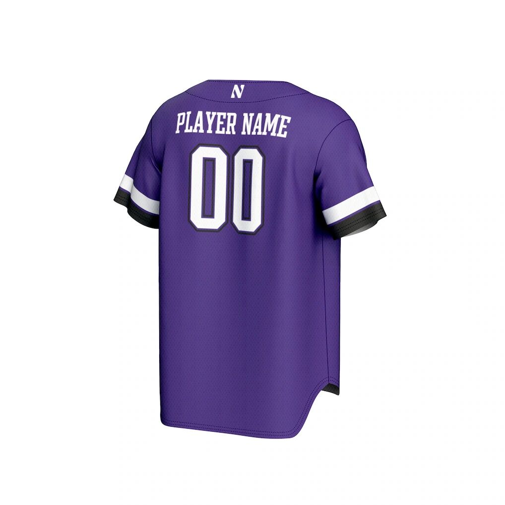 Northwestern Wildcats GameDay Greats Youth NIL Pick-A-Player Lightweight Collegiate Baseball Fashion Jersey