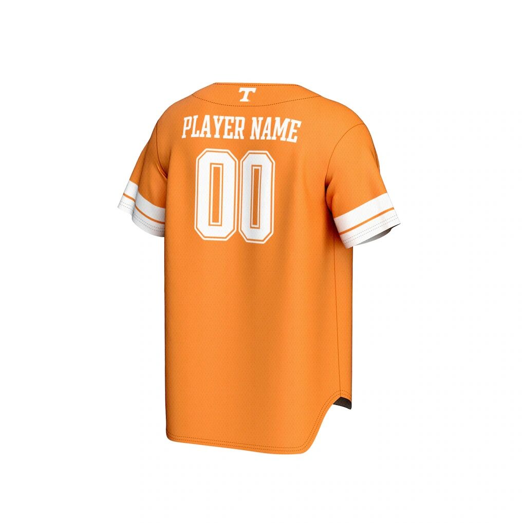 Tennessee Volunteers GameDay Greats Youth NIL Pick-A-Player Lightweight Collegiate Baseball Fashion Jersey - Tennessee Orange