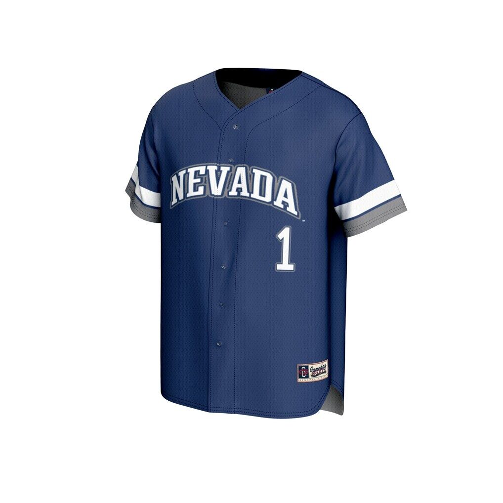 #1 Nevada Wolf Pack GameDay Greats Youth Lightweight Collegiate Baseball Fashion Jersey