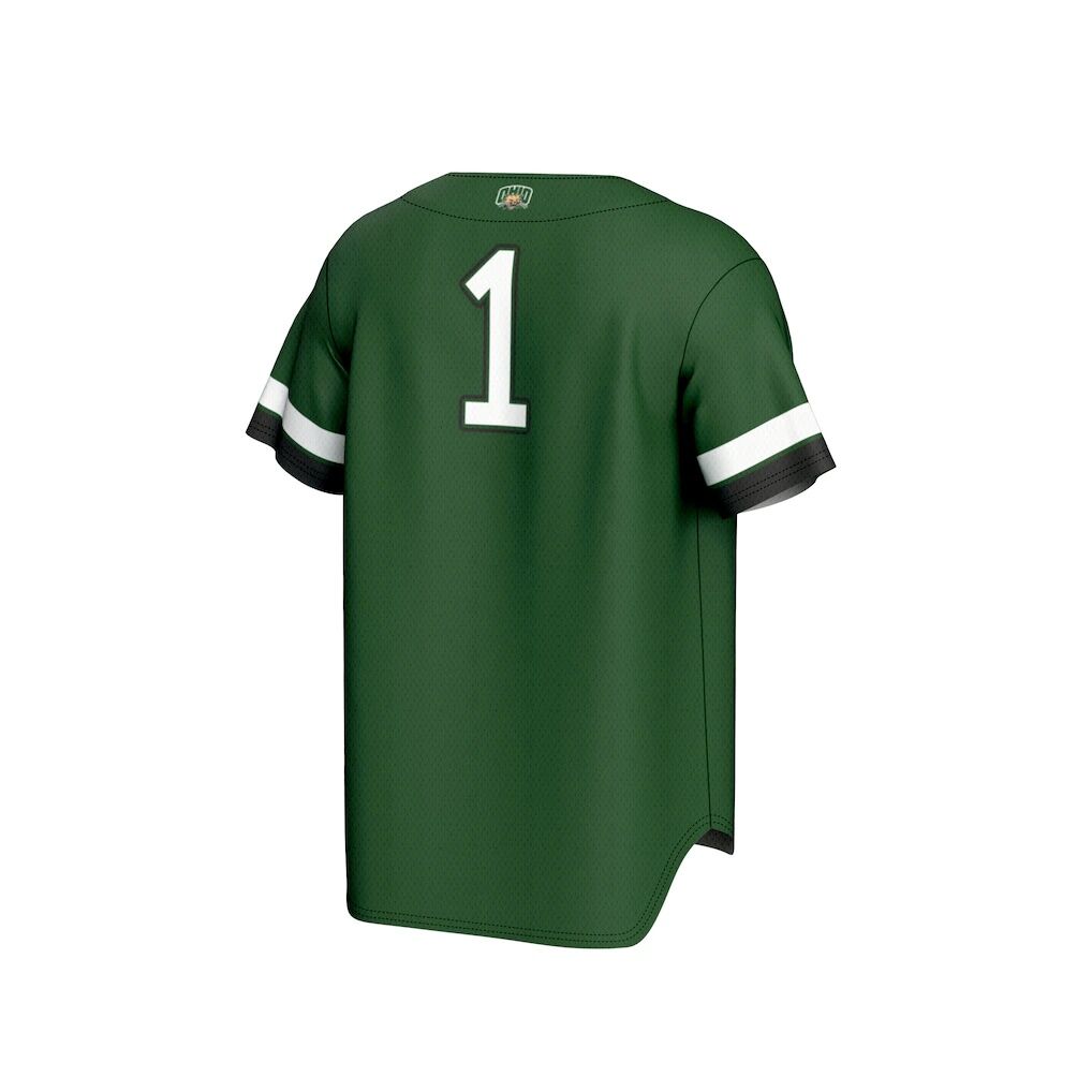 #1 Ohio Bobcats GameDay Greats Youth Lightweight Collegiate Baseball Fashion Jersey