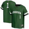 #1 Ohio Bobcats GameDay Greats Youth Lightweight Collegiate Baseball Fashion Jersey - Green - Front View