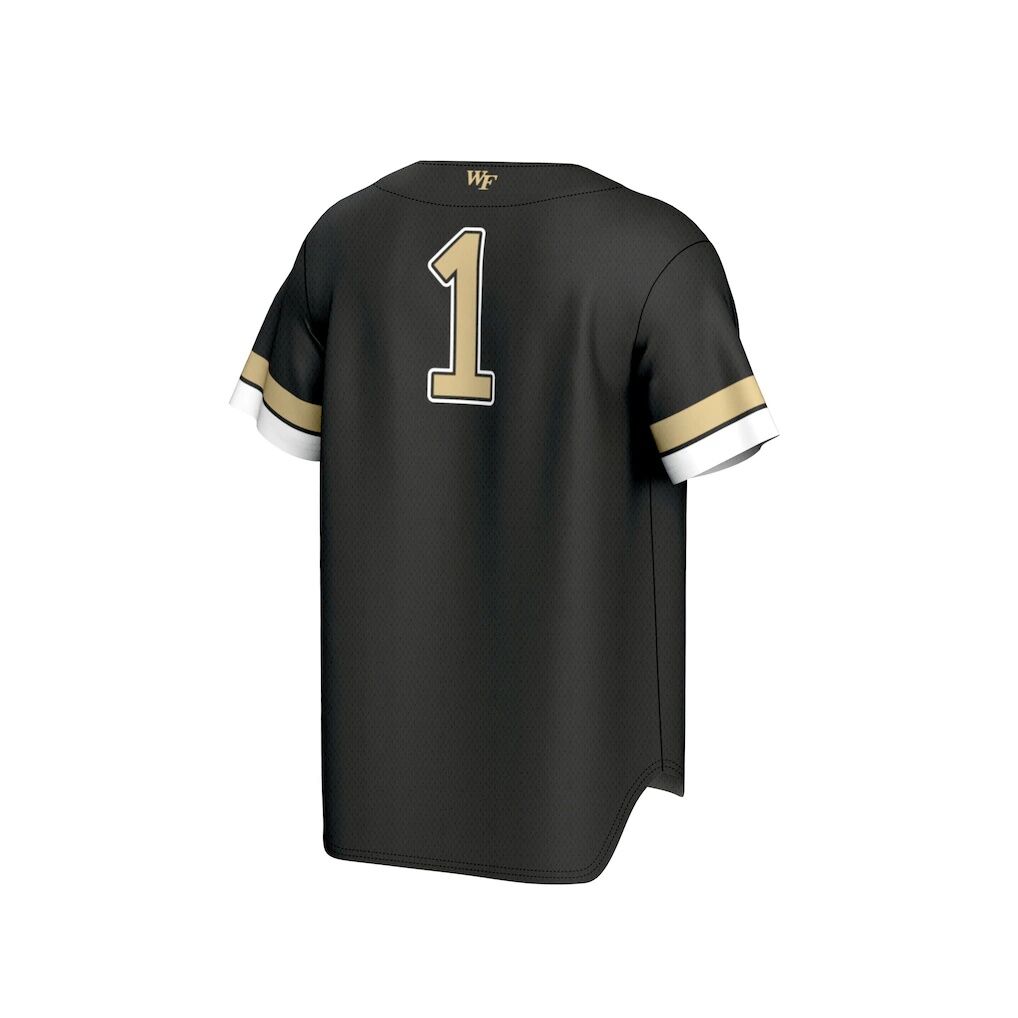 #1 Wake Forest Demon Deacons GameDay Greats Youth Lightweight Collegiate Baseball Fashion Jersey