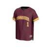 #1 Minnesota Golden Gophers GameDay Greats Youth Lightweight Collegiate Baseball Fashion Jersey - - Side View