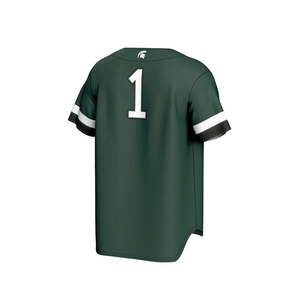 #1 Michigan State Spartans GameDay Greats Youth Lightweight Collegiate Baseball Fashion Jersey