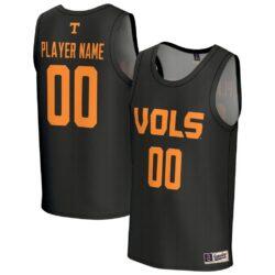 Tennessee Volunteers GameDay Greats Youth Lightweight Collegiate Basketball NIL Fashion Jersey - Black - Front View
