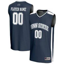 Penn State Nittany Lions GameDay Greats Unisex NIL Pick-A-Player Lightweight Collegiate Women's Basketball Fashion Jersey - Navy - Front View