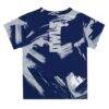 Rice Owls Vive La Fete Newborn & Infant Paint Brush T-Shirt - Navy - Detail View